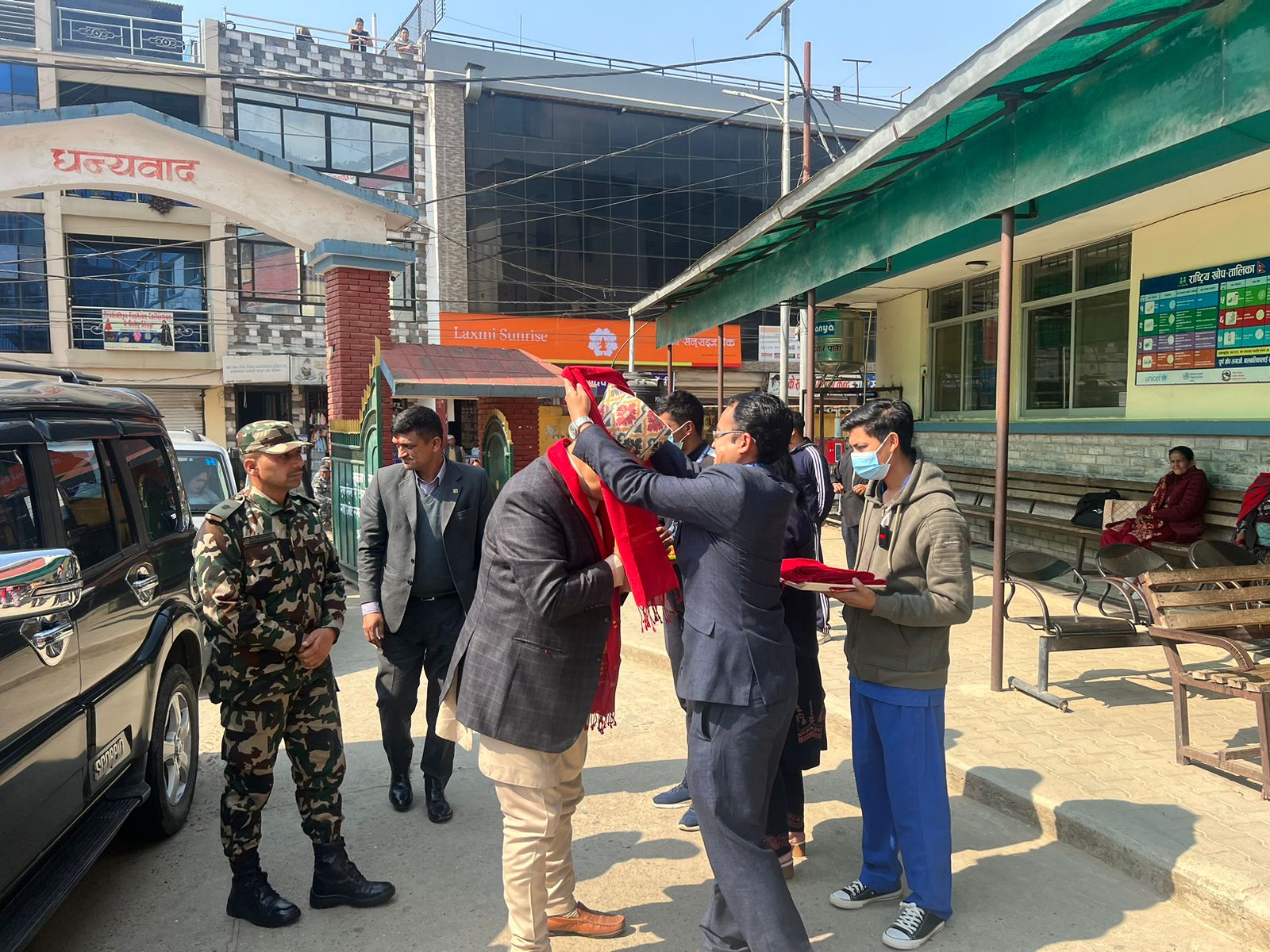 Monitoring of the hospital by the Honorable Minister of Health and Population Mohan Bahadur Basnet